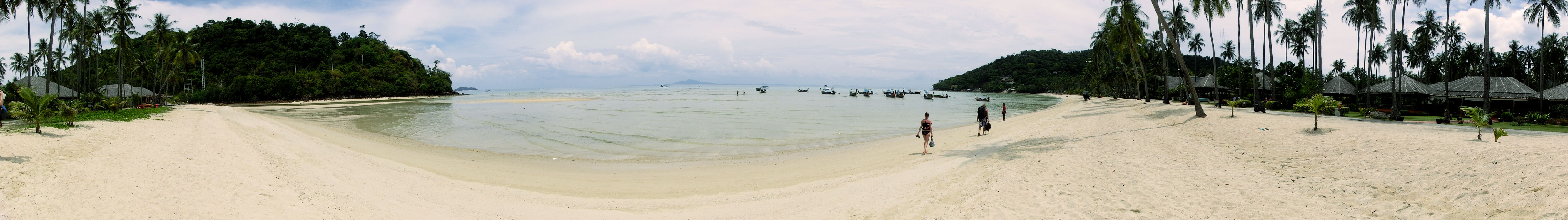 loh bagao beach panorama