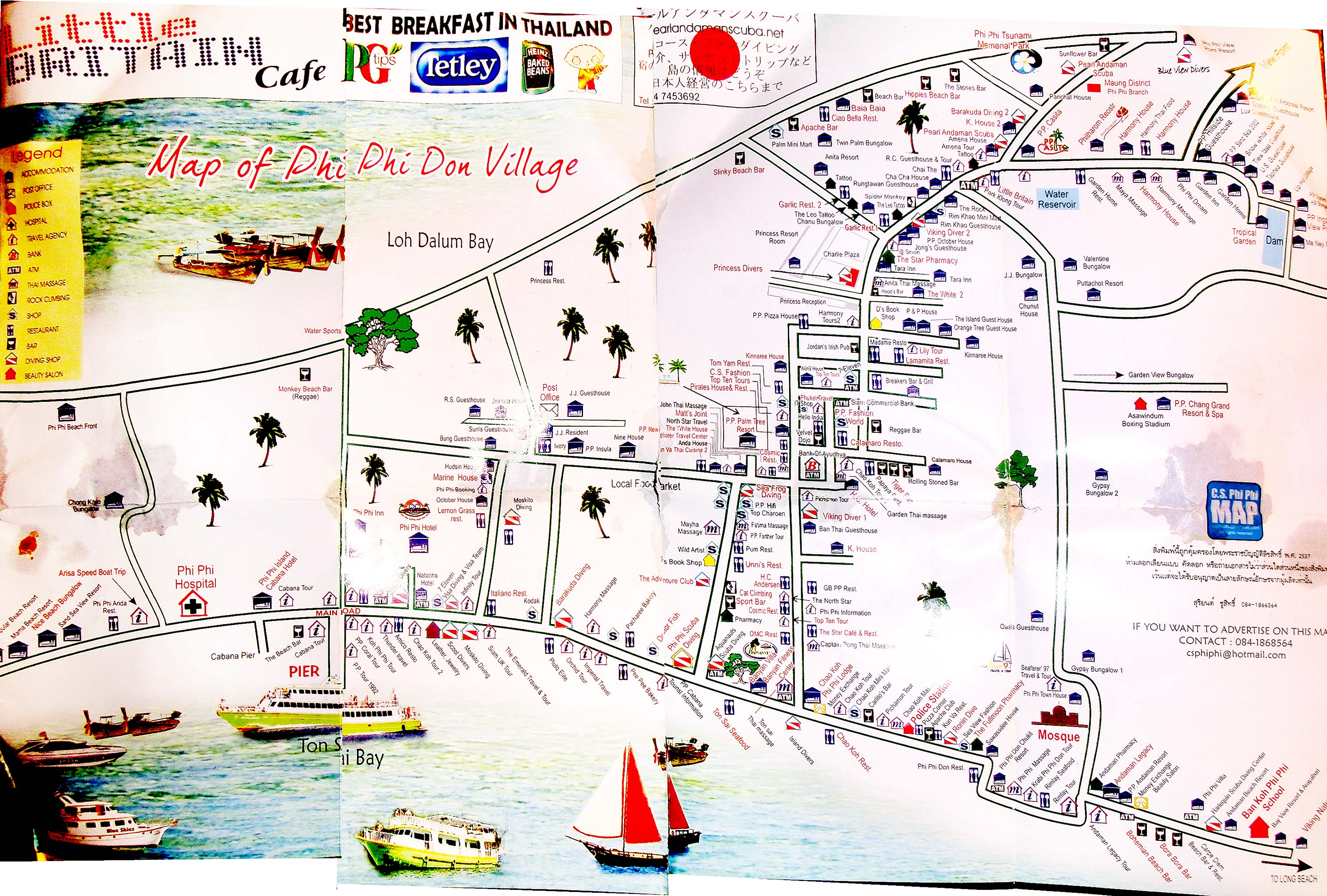 Karte von Phi Phi Don